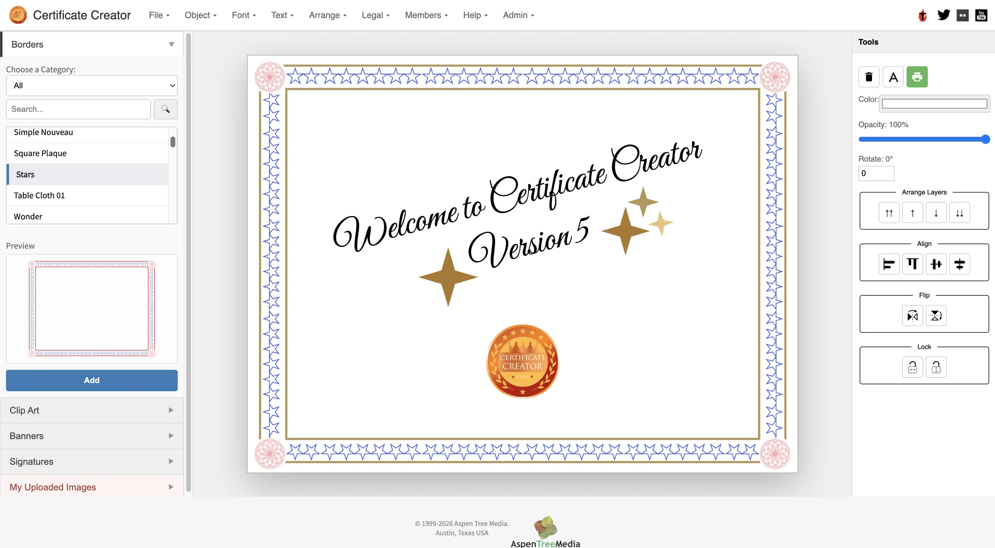 Sneak Peek: Certificate Creator Version 5
